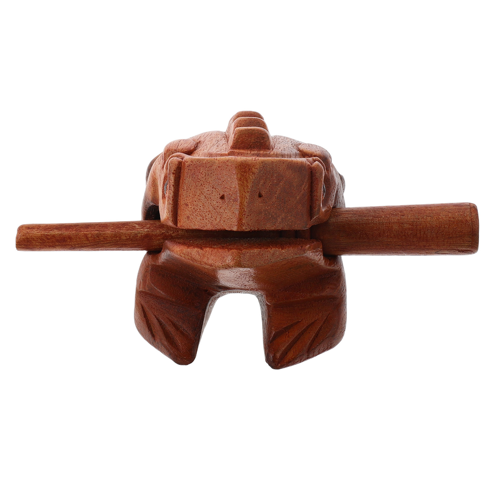 Guiro Scraper Instrument - 1 Set di Rane in Legno