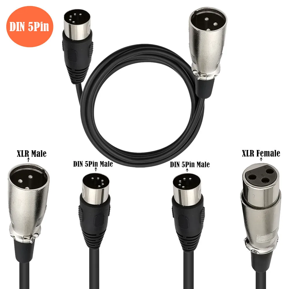 Musical Instrument Videos - Cavo Adattatore MIDI a XLR, da