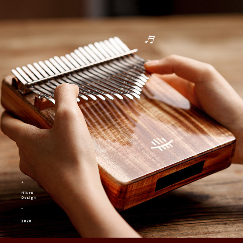 Musical Instrument African - Hluru Kalimba 17 tasti con foro