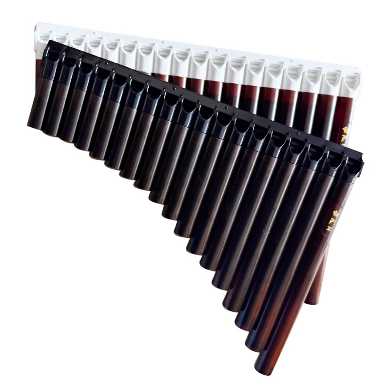Musical Instrument Pipe - Panflauto a 18 Canne con Doppio