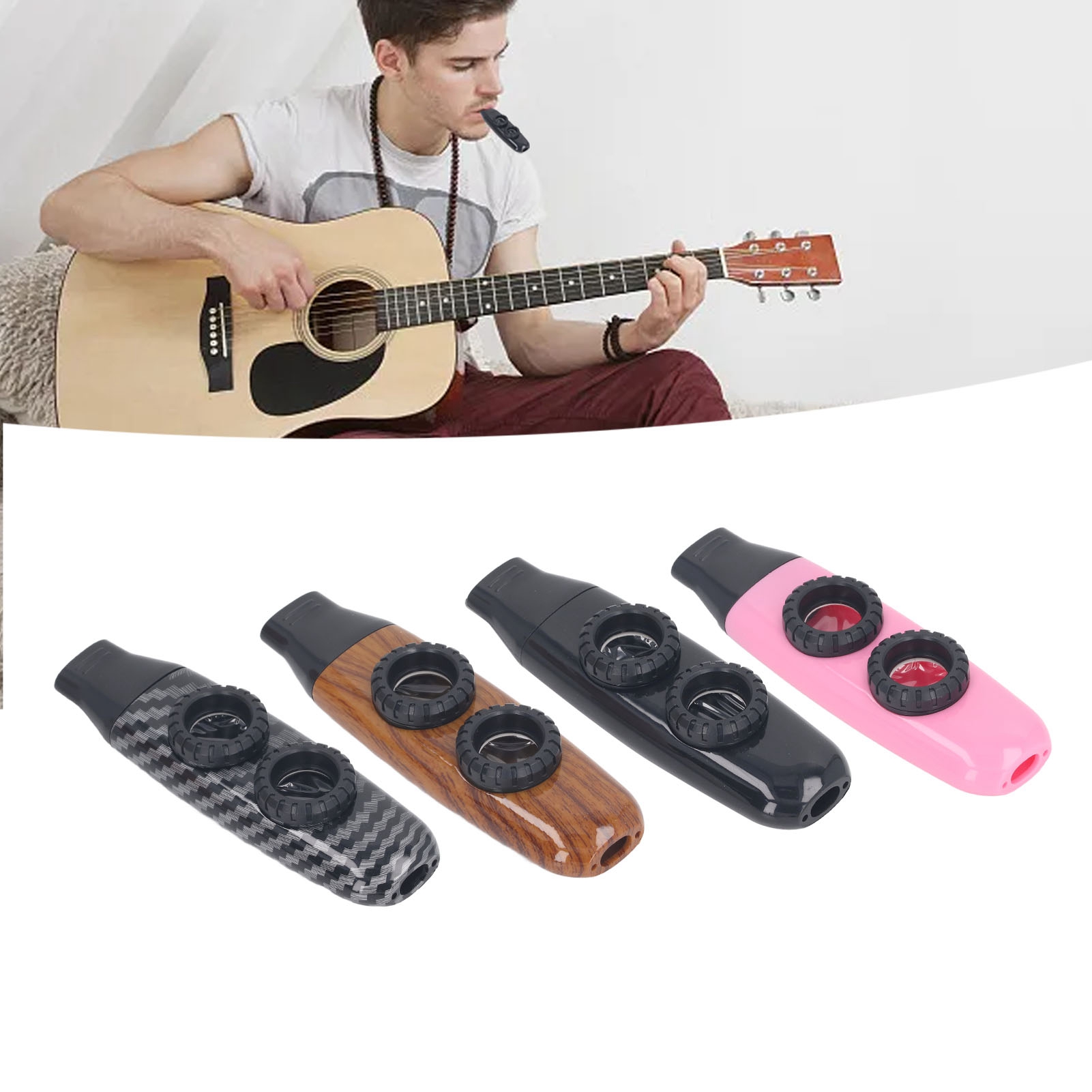 Musical Instrument Flute - Flauto Kazoo Flauto a doppio foro