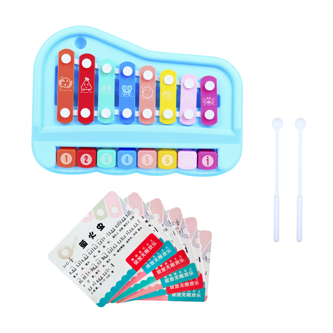 Xilofono per Bambini SY-73 a 8 - Musical Instrument Xylophone recensione e prezzo