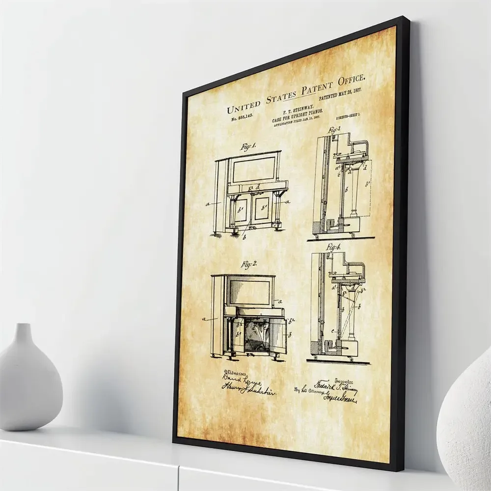 Poster Artistici Vintage Nordi - Musical Instrument Videos recensione e prezzo