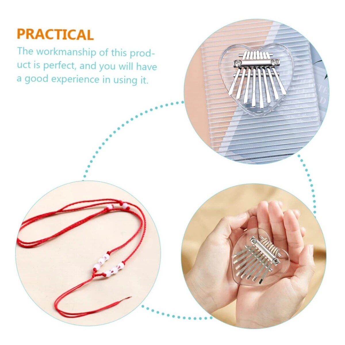 Miwayer 8 tasti Mini Kalimba A - Musical Instrument African recensione e prezzo