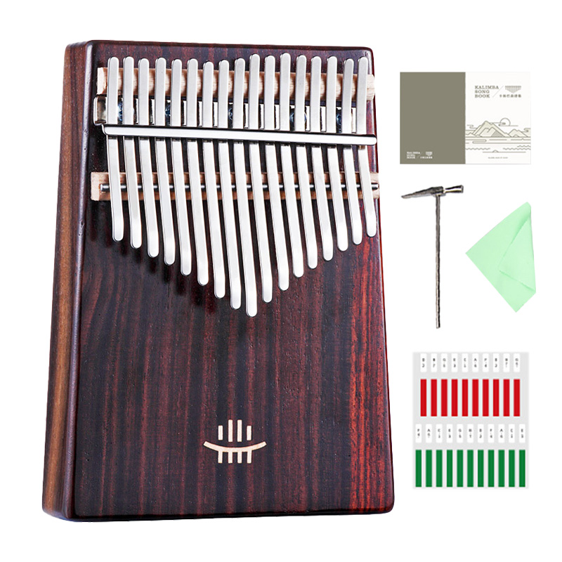 Hluru Kalimba 17 tasti con for - Musical Instrument African recensione e prezzo
