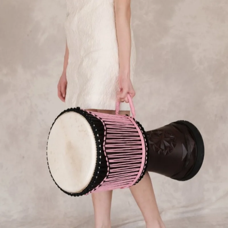 Tamburo africano in mogano Dje - Musical Instrument African recensione e prezzo