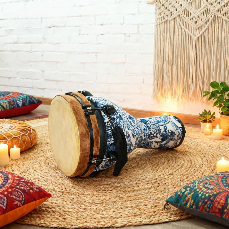 Nuovo tamburo africano da 12 p - Musical Instrument African recensione e prezzo