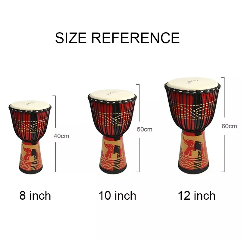 Tamburo Djembe africano da 12  - Musical Instrument African recensione e prezzo