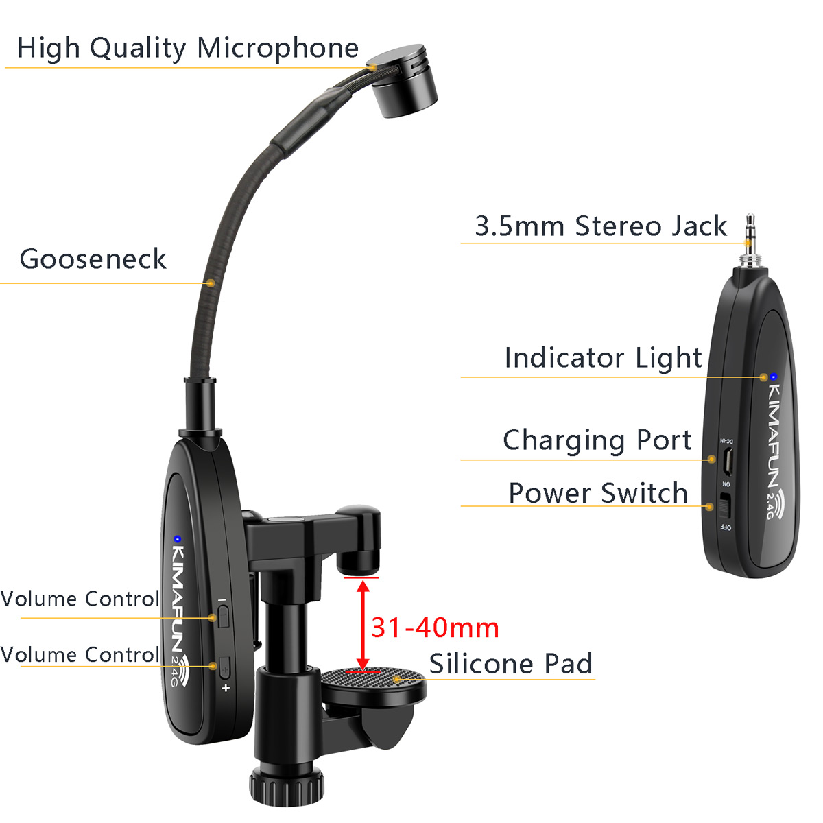 KIMAFUN 2.4G strumento musical - Musical Instrument Videos recensione e prezzo